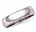 Jewelry : Mens 6MM 14kt white gold milgrain wedding band