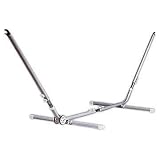 Steel Deluxe Adjustable Hammock Stand - On Wheels