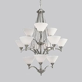 Progress Lighting Metro Ceiling Chandelier P4166-09 Brushed Nickel by Progress Lighting