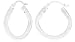 Designer Hoop Earrings Sterling Silver
