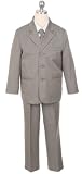 New 3 Button Dinner Jacket Suit with Vest ~ Ring Bearer ~ Infant Sizes to Boys Sz 20 (Choice of Six Colors)