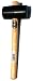 Thor 61-953  Rubber Mallet Black 2-1/2-Inch Face Diameter