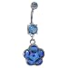 BLUE - Pretty Spring Blossom Dangle Belly Ring-visli Cheap Deals