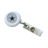 Dallas Cowboys Retractable Badge Reel Id Ticket Clip