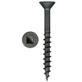 8 x 2-1/2 HighPoint XT Square Drive Woodworking Screws, Flat Head, Dry Lube, 100 pc
