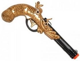 18th Century Flintlock Watergun: 10 inch Pirate Pistol Toy