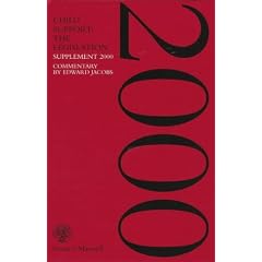 Child Support: 2000 Supplement: The Legislation 1999