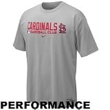Nike - Nike St Louis Cardinals Gray NikeFIT Team Issue Performance Training Top