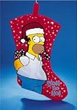 Click for larger image of Simpsons Homer D'Oh Ho Ho Holiday Stocking