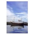 Fishing Boat Run Aground, Lagoon, Hofn, SE Iceland Photographic Poster Print by John Coletti, 18x24