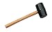 8 OZ. RUBBER MALLET WITH WOOD HANDLE Image