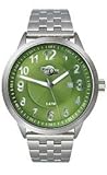 HydrOlix 3-Hand Stainless Steel/Green Dial Unisex watch #XA00204