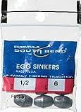 South Bend Sporting Goods FEG8 Egg Sinkers
