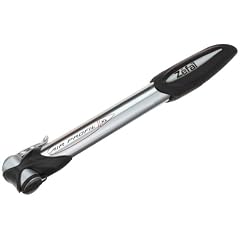 Z�fal Minipumpe AIR PROFIL XL ALUMINIUM Mini Teleskoppumpe f�r Rennrad - Hochdruckpumpe (840001), silber/schwarz