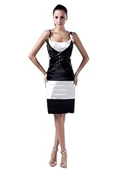 Spaghetti Strap Backless Acrylic/Satin/Silk Evening Dress 