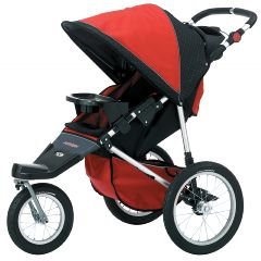 Schwinn Free Wheeler Jogging Stroller - Red/Black