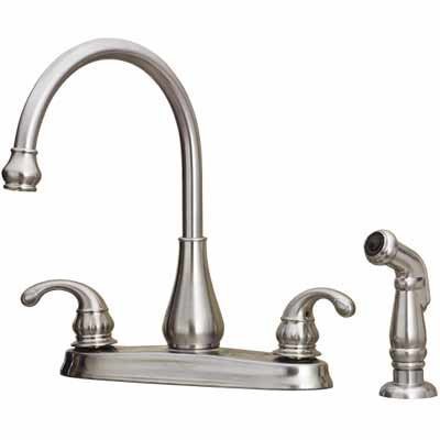 Pfister T36 4d Treviso Kitchen Faucet With Sidespray Stainless