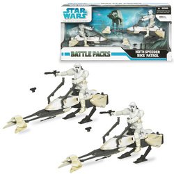 Star Wars 3.75 Battle Pack:Hoth Speeder Bike Patrol