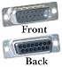 DB15 Pin Male Crimping Housing (Mac or Joystick)