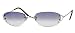 Authentic Cartier Rimless Titanium Sunglasses Unisex Blue Violet Image