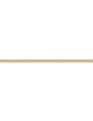 14k 2.5mm Flat Wheat Chain, Best Quality Free Gift Box Satisfaction Guaranteed