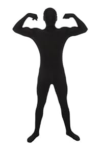 Black Full Body Suit - X-large