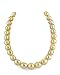 11-14mm Drop-Shape Golden South Sea Pearl Necklace
