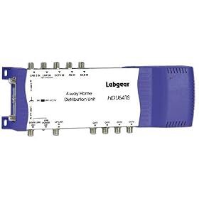 Labgear 4 Way Distribution Amplifier Loft Box for Sky / Freeview etc.