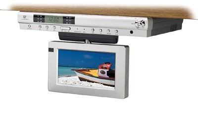 Audiovox VE700 Ultra Slim 7 Inch Widescreen LCD Drop-Down Monitor with Built-In NTSC TV Tuner
