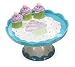 Whimsical Cupcake Pedestal Cake Plate/Stand For Kitchen Decor And Party