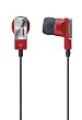Pioneer SE-CL21M-J-E Earphone - Stereo Earbud - Binaural - Open - Mini-phone - Red