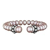 Honora Baby Pink Pearl Coil Bracelet