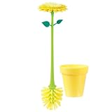 Boston Warehouse Geranium Glass Brush Set, Yellow