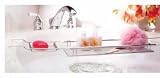Chrome Tub Caddy - Expandable