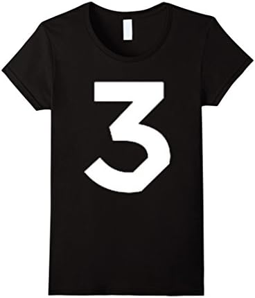 Women's Chance 3 Logo t-shirt Small Black