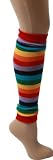 Foot Traffic Flat Knit Rainbow Leg Warmer