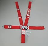 RJS Racing 50502-18-23-4 Red 5 Point Harness System