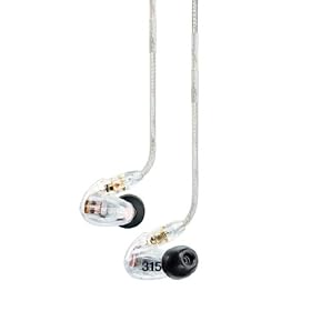 Shure SE315 Sound Isolating Earphones Colour CLEAR