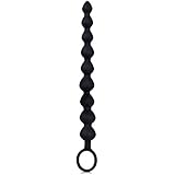 Utimi Silicone Male Pleasurable Anal Plug Beads Sex Toy in Black