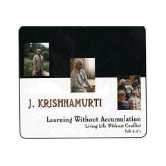 Learning Without Accumulation by Jiddu Krishnamurti