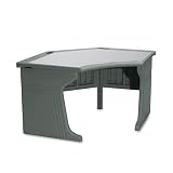 Aspira Corner Workstation - Charcoal Top