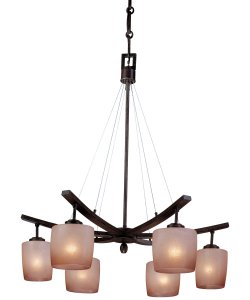 Raiden Collection Six Downlights Chandelier