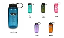 16 Oz. Colored Wide Mouth Nalgene Water Bottle - Amber