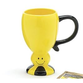 Adorable Smiley Face Cappuccino Coffee Cup Mug by Smiley Face Collection