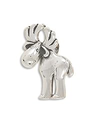 Sterling Silver Moose Charm