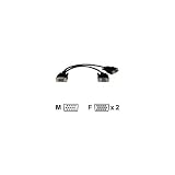 Tripp Lite SXGA / UXGA Hi-Res Splitter Cable - VGA splitter - HD-15 - HD-15 - 1 ft