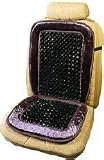 Allison Massage Velour Beaded Seat Cushion Black