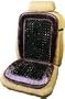 Allison Massage Velour Beaded Seat Cushion Black