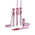 12 Pink Ribbon Breast Cancer Awareness Rope Pens