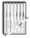 R H. Forschner by Victorinox 6-Piece 5-Inch Wavy Edge Steak Knife Set, White POM Handles